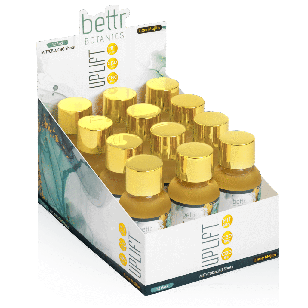 display box with uplift kratom shots for wholesale