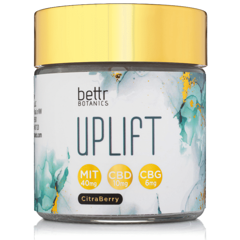 Uplift kratom extract gummies bottle image for third party lab results
